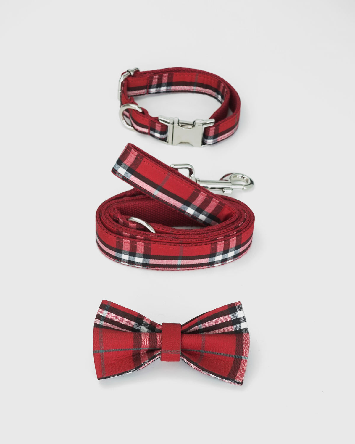 West Highland Tartan Collar Set