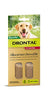 Drontal Chewable Worm Chew Treats Large 35kg 2 Pack